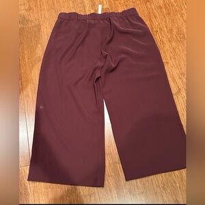 lululemon athletica Wide Leg Cropped Pants
